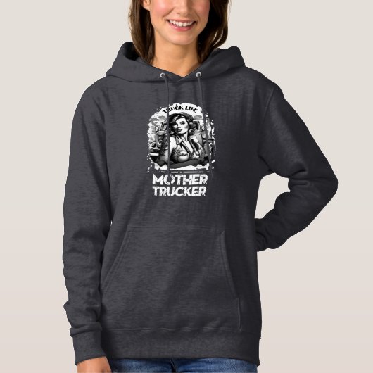 Mutter Trucker Hoodie (Vorderseite)