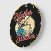 Mutter Trucker: Rosie The Riveter Große Wanduhr (Winkel)