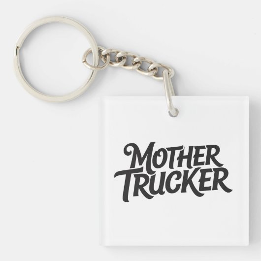 Mutter Trucker Schlüsselanhänger (Vorderseite)