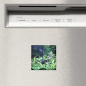 Mutter Türkei in Ferns Magnet (In Situ (Geschirrspüler))