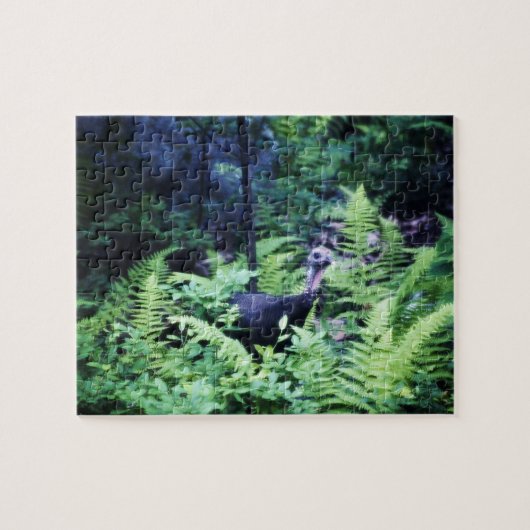 Mutter Türkei in Ferns Puzzle (Horizontal)