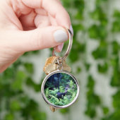Mutter Türkei in Ferns Schlüsselanhänger (Hand)