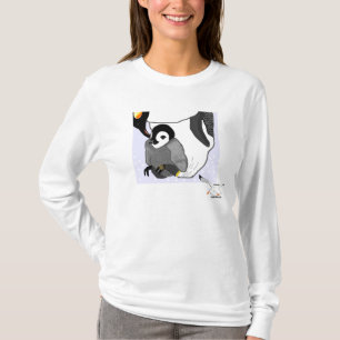 Mutter-u. Baby-Pinguin T-Shirt