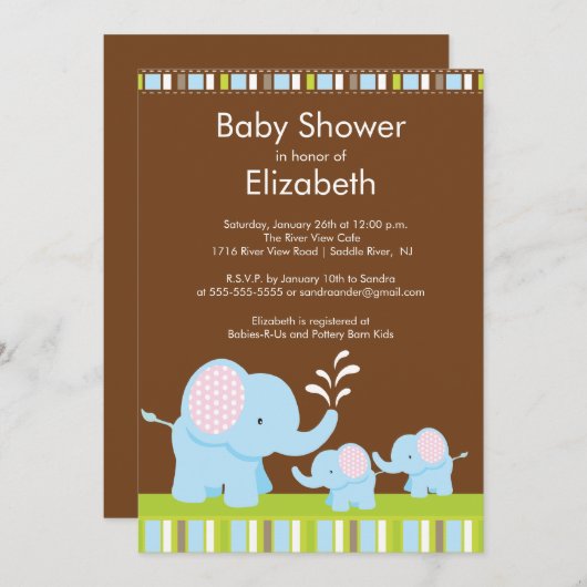 Mutter-u. Einladung (Vorne/Hinten)