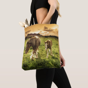 Mutter-u. Fohlen-Pferd Tasche