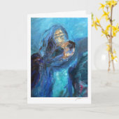 Mutter u. Kind Karte (Gelbe Blume)