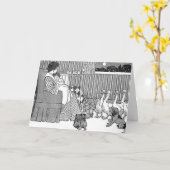 Mutter-u. Kindergeschichten-Zeit in Schwarzem u. Karte (Gelbe Blume)