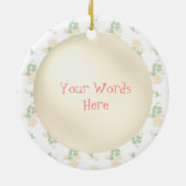 Mutter, um Worte schmücken Keramik Ornament (Hinten)
