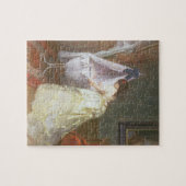 Mutter und Baby, 1869 (Öl auf Platte) Puzzle (Horizontal)