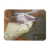Mutter und Baby, 1869 (Öl auf Tafel) Magnet (Horizontal)