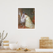 Mutter und Baby, 1869 (Öl auf Tafel) Poster (Küche)