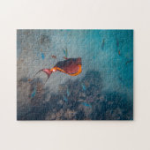 Mutter und Baby Animal Fish Fototier Puzzle (Horizontal)