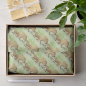 Mutter und Baby Capybara Seidenpapier (Geschenk)