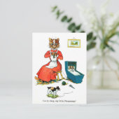Mutter und Baby Cat, Louis Wain Postkarte (Stehend Vorderseite)