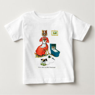 Mutter und Baby Cat, Louis Wain T-shirt