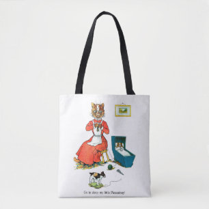 Mutter und Baby Cat, Louis Wain Tasche