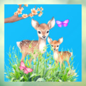 Mutter und Baby Deer Fensteraufkleber (Blatt 3)