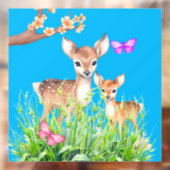 Mutter und Baby Deer Fensteraufkleber (Blatt 2)