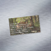 Mutter und Baby Deer im Shenandoah-Nationalpark Magnetische Visitenkarte (Beispiel)