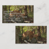 Mutter und Baby Deer im Shenandoah-Nationalpark Visitenkarte (Vorne/Hinten)