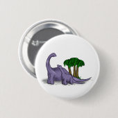 Mutter-und Baby-Dinosaurier Button (Vorne & Hinten)