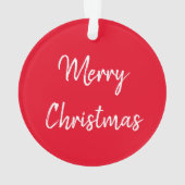 Mutter und Baby Elefant in der Serengeti Ornament (Rückseite)