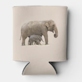 Mutter und Baby Elephant Dosenkühler (Vorderseite)