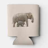 Mutter und Baby Elephant Dosenkühler (Rückseite)