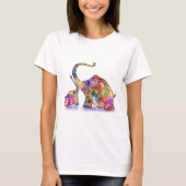 Mutter und Baby Elephant T - Shirt (Vorderseite)
