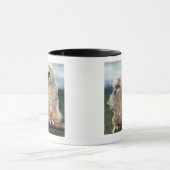 Mutter-und Baby-Eule Tasse (Zentrum)