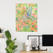 Mutter und Baby Fairy Art Poster Print (Heimbüro)