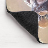 Mutter und Baby Giraffe Mousepad (Ecke)