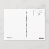 Mutter und Baby Giraffe Postkarte (Rückseite)