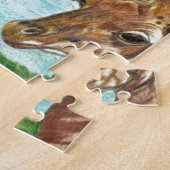 Mutter-und Baby-Giraffe Puzzle (Seite)