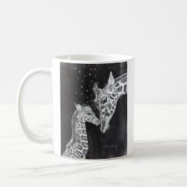 Mutter-und Baby-Giraffen-Tasse Kaffeetasse
