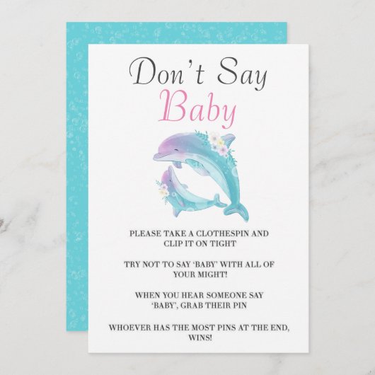 Mutter und Baby Girl Delphine sagen keine Babykart (Vorne/Hinten)