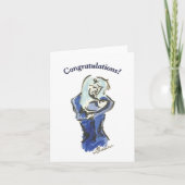 Mutter- und Baby-Gratulationskarte Karte (Vorderseite)