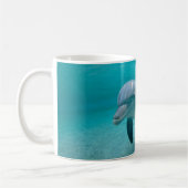 MUTTER-UND BABY-KALB-DELPHIN KAFFEETASSE (Links)
