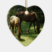 Mutter und Baby Keramik Ornament (Rechts)