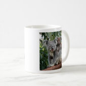 Mutter und Baby Koala Bear Kaffeetasse (VorderseiteRechts)