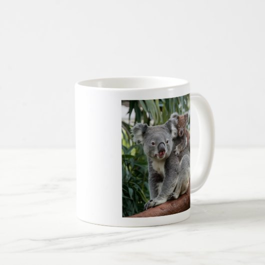 Mutter und Baby Koala Bear Kaffeetasse (VorderseiteRechts)