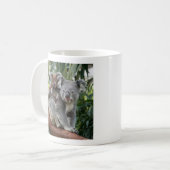 Mutter und Baby Koala Bear Kaffeetasse (Vorderseite Links)
