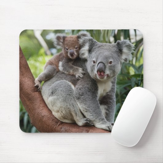 Mutter und Baby Koala Bear Mousepad (Mit Mouse)