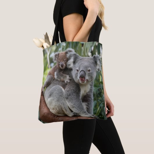 Mutter und Baby Koala Bear Tasche (Von Nahem)