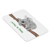 Mutter und Baby koala 'hang in da' Kühlschrank Mag Magnet (Rechte Seite)