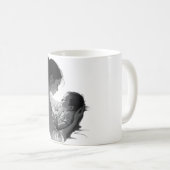 Mutter-und-Baby-Kunstwerk Kaffeetasse (VorderseiteRechts)