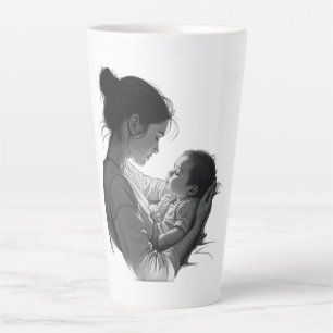 Mutter-und-Baby-Kunstwerk Milchtasse