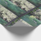 Mutter und Baby Manatee Nature Foto Blue Springs Geschenkpapier (Ecke)