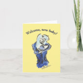 Mutter und Baby "New Baby Card" Karte (Vorderseite)