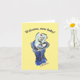 Mutter und Baby "New Baby Card" Karte